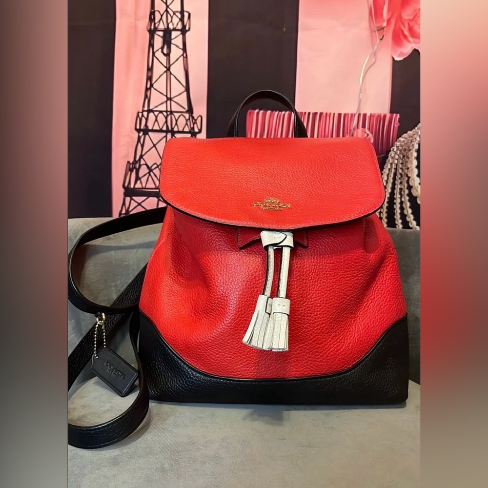 Coach Jade Backpack in Colorblock